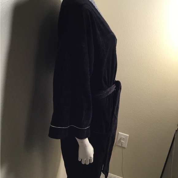 PIERRE CARDIN UNISEX VINTAGE OF 1975 VELVET ROBE DE CHAMBRE SIZE L/XL - Picture 4 of 5